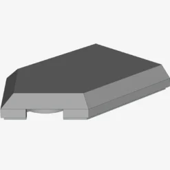 FLAT TILE 2X3 W/ ANGLE X 100
