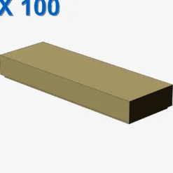 FLAT TILE 1X3 X 100
