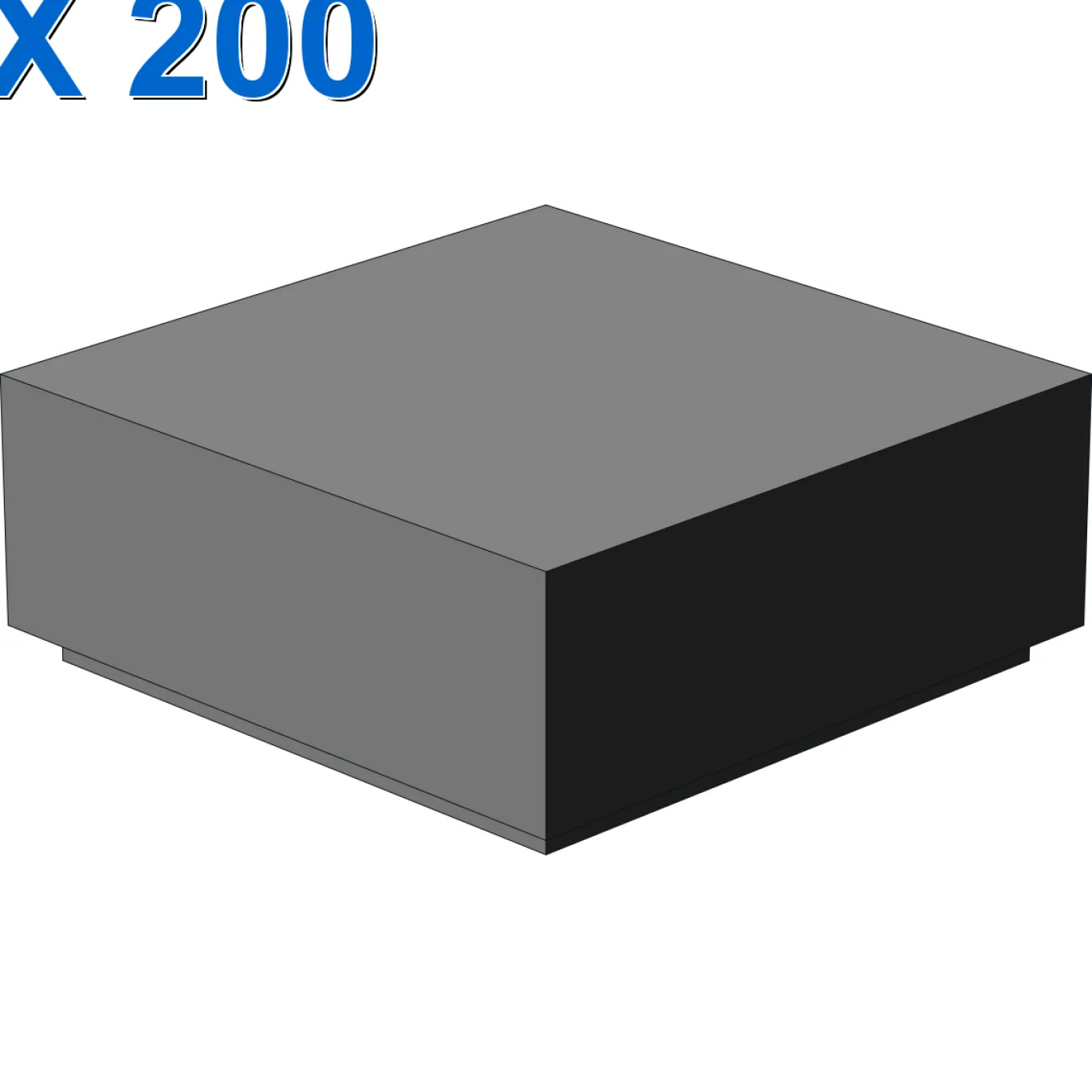 FLAT TILE 1X1 X 200
