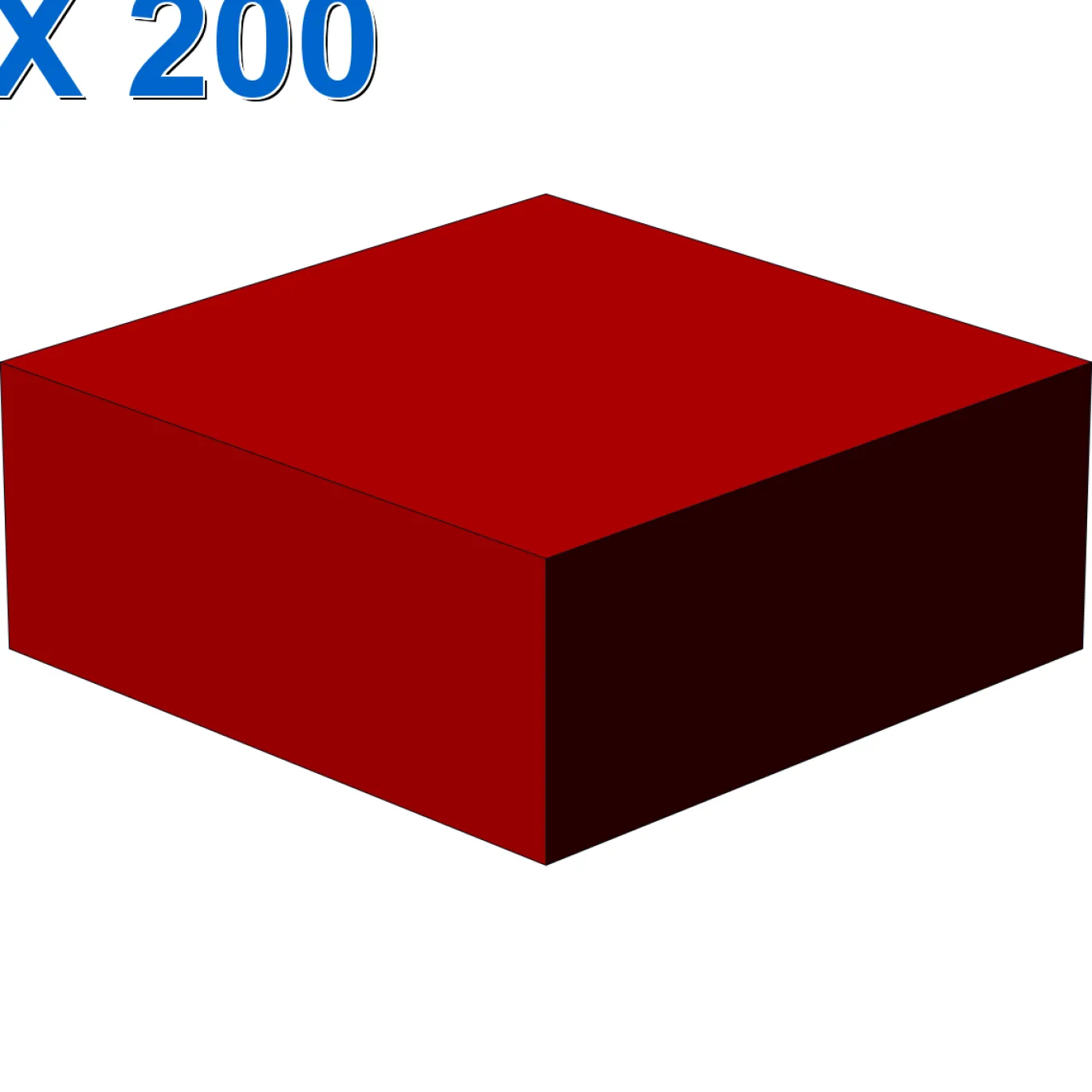 FLAT TILE 1X1 X 200