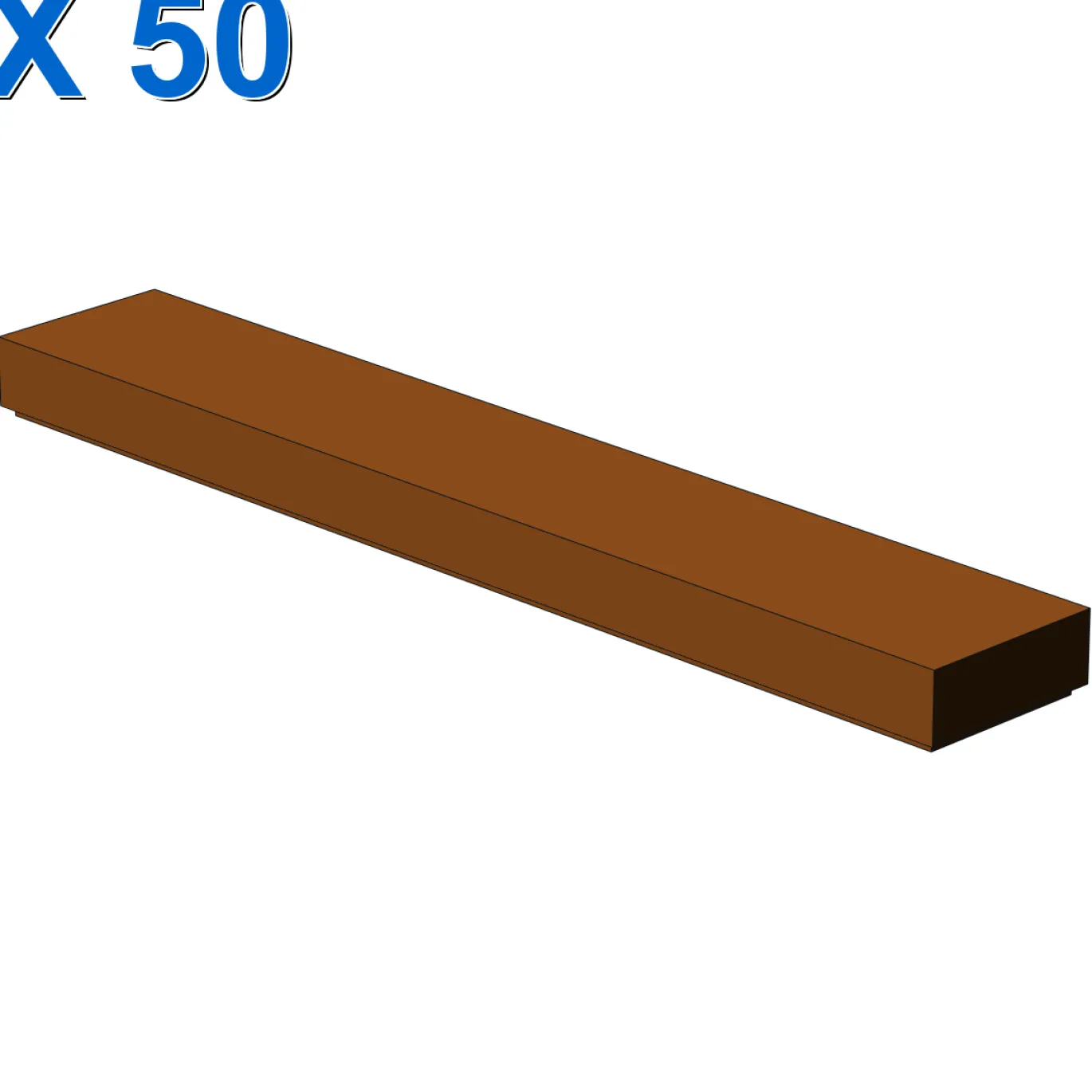 FLAT TILE 1X6 X 50