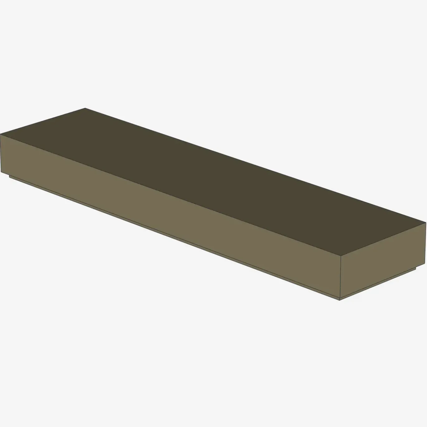 FLAT TILE 1X4 X 100