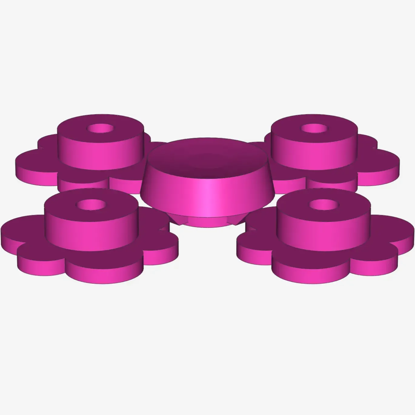 Flower small, 4 on Sprue X 100
