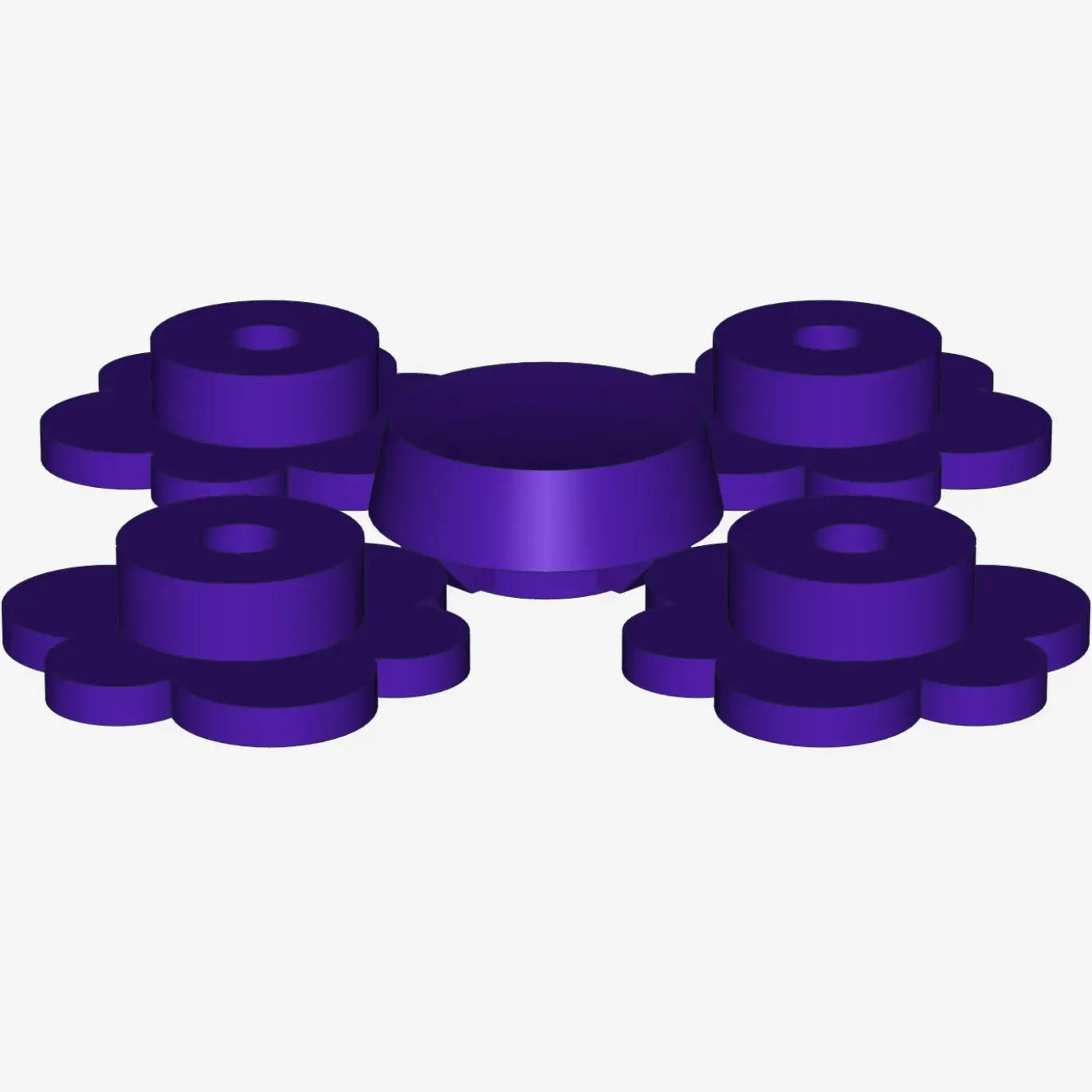 Flower small, 4 on Sprue X 100