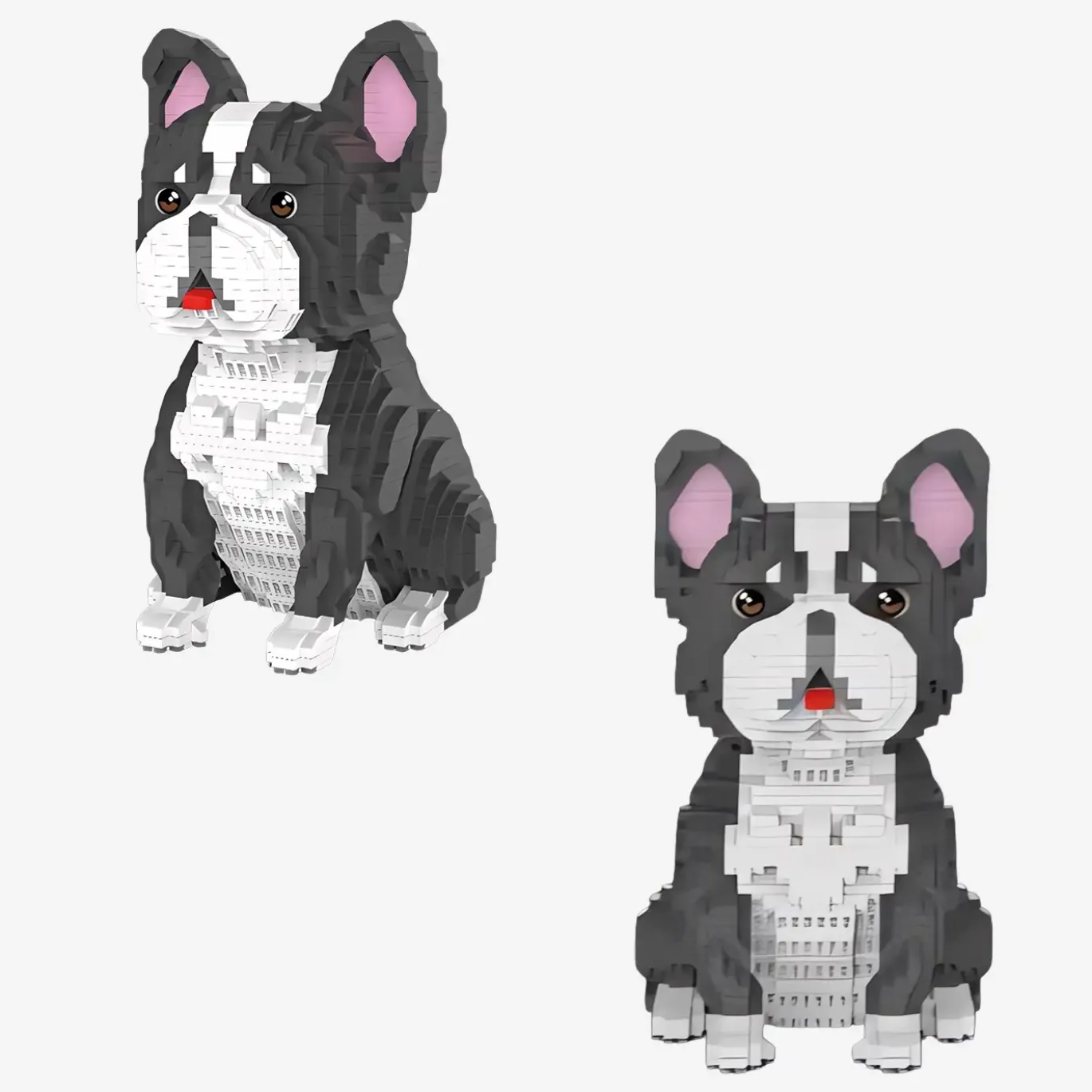 Französische Bulldogge (diamond blocks)