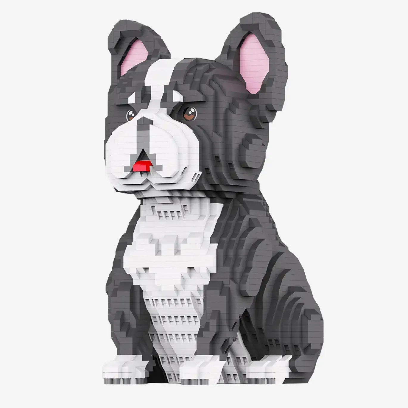 Französische Bulldogge (diamond blocks)