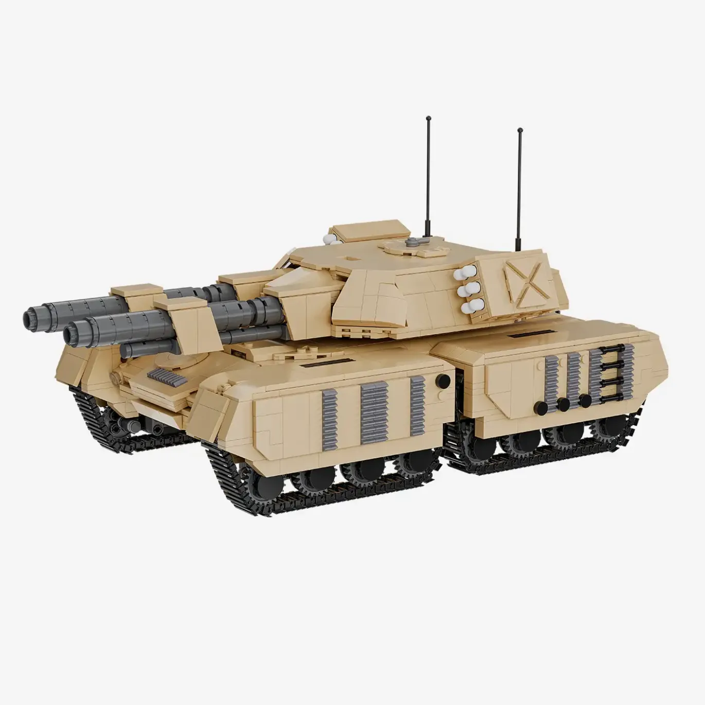 Futuristischer superschwerer Panzer