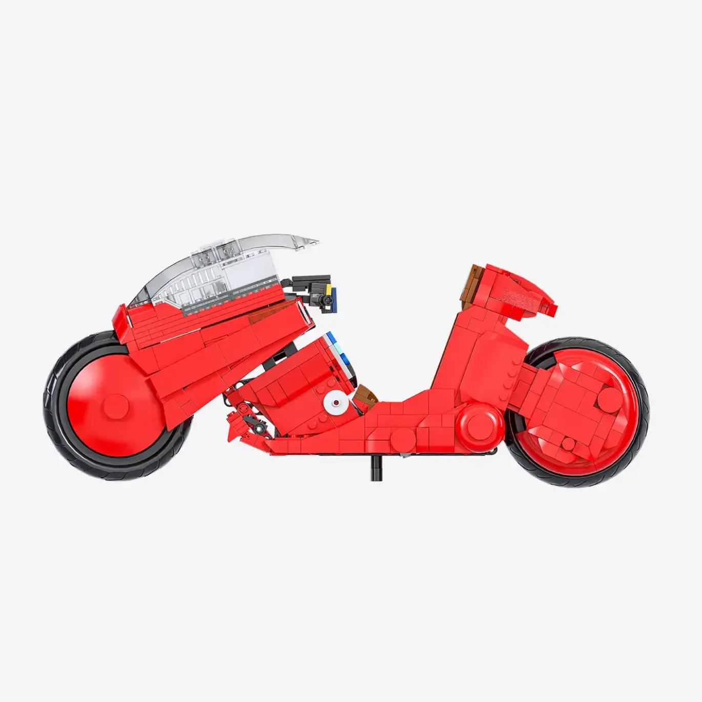 Futuristisches Rotes Motorrad