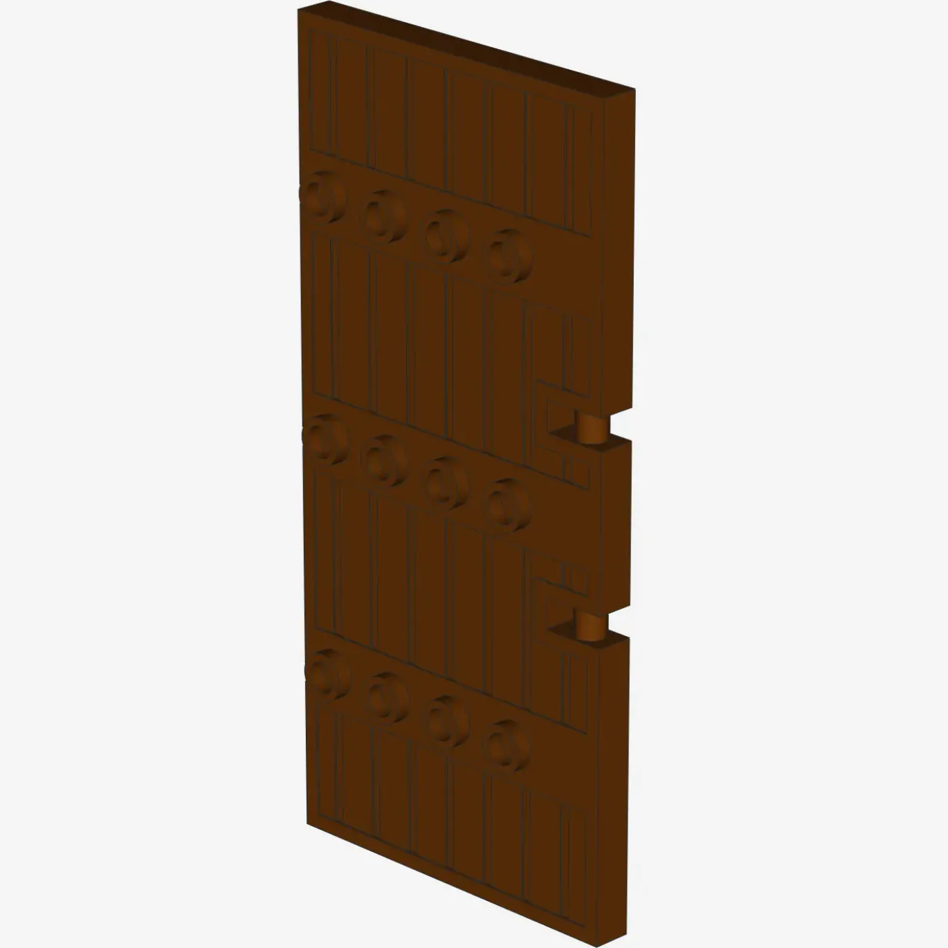 GATE 4X10 W. KNOBS X 10