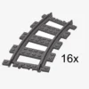 Gebogene Gleise R40 im Set, 16 Stück