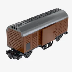 Gedeckter Güterwagen, braun (8w)