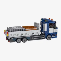 Gerüstbau-LKW mit Hakenlift-Container
