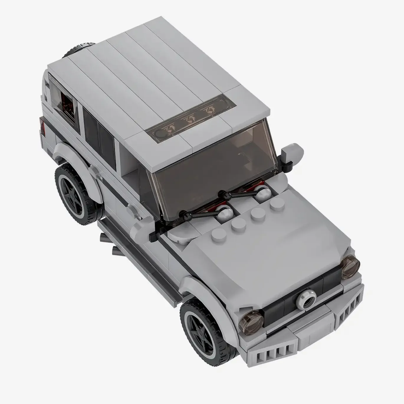 Grauer Geländewagen