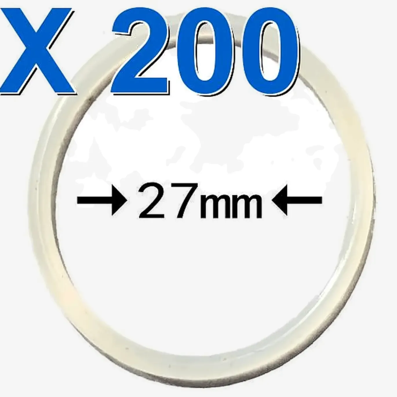 Gummiband 27mm für Eisenbahnräder 37mm X 200