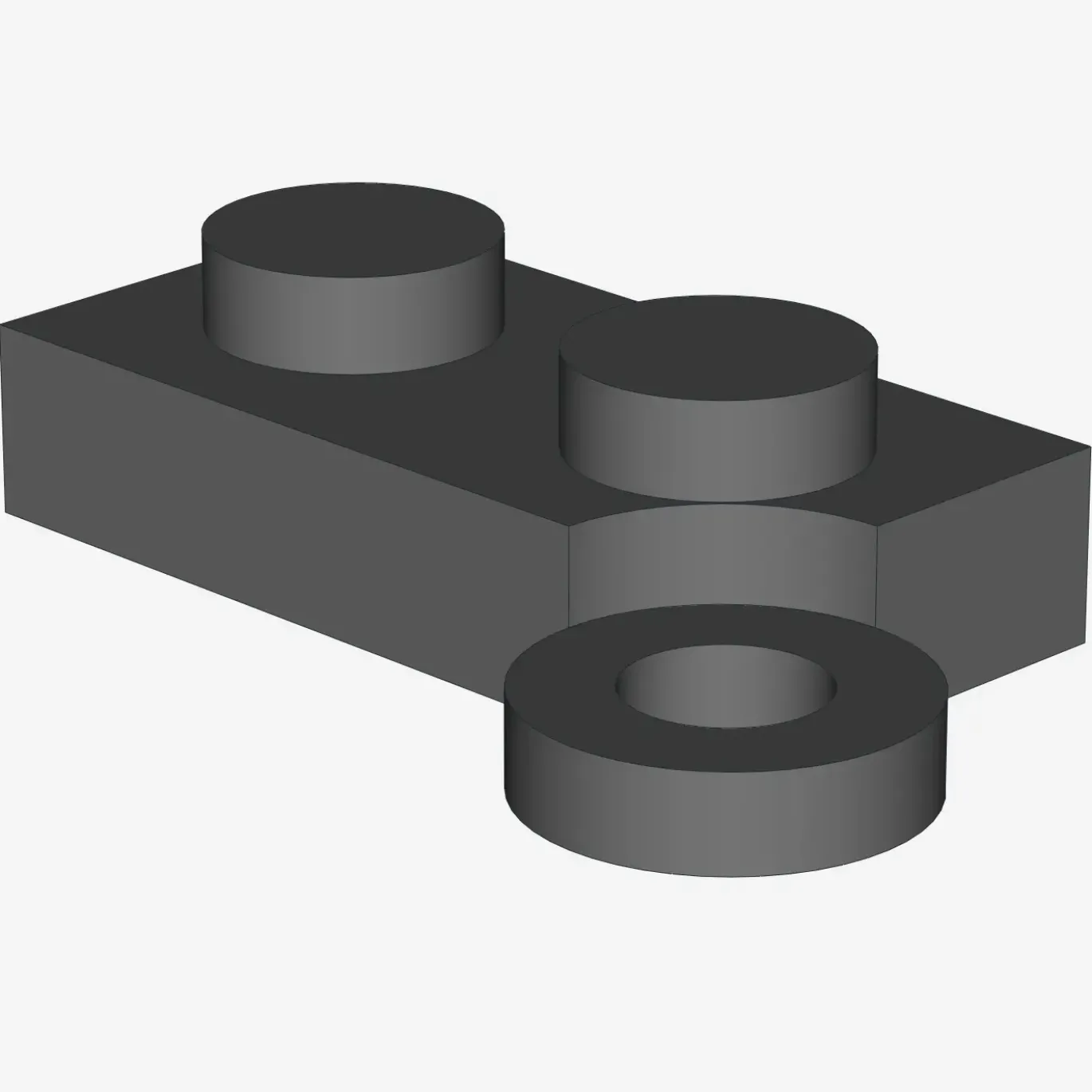 HINGE PLATE 1X2 II X 100