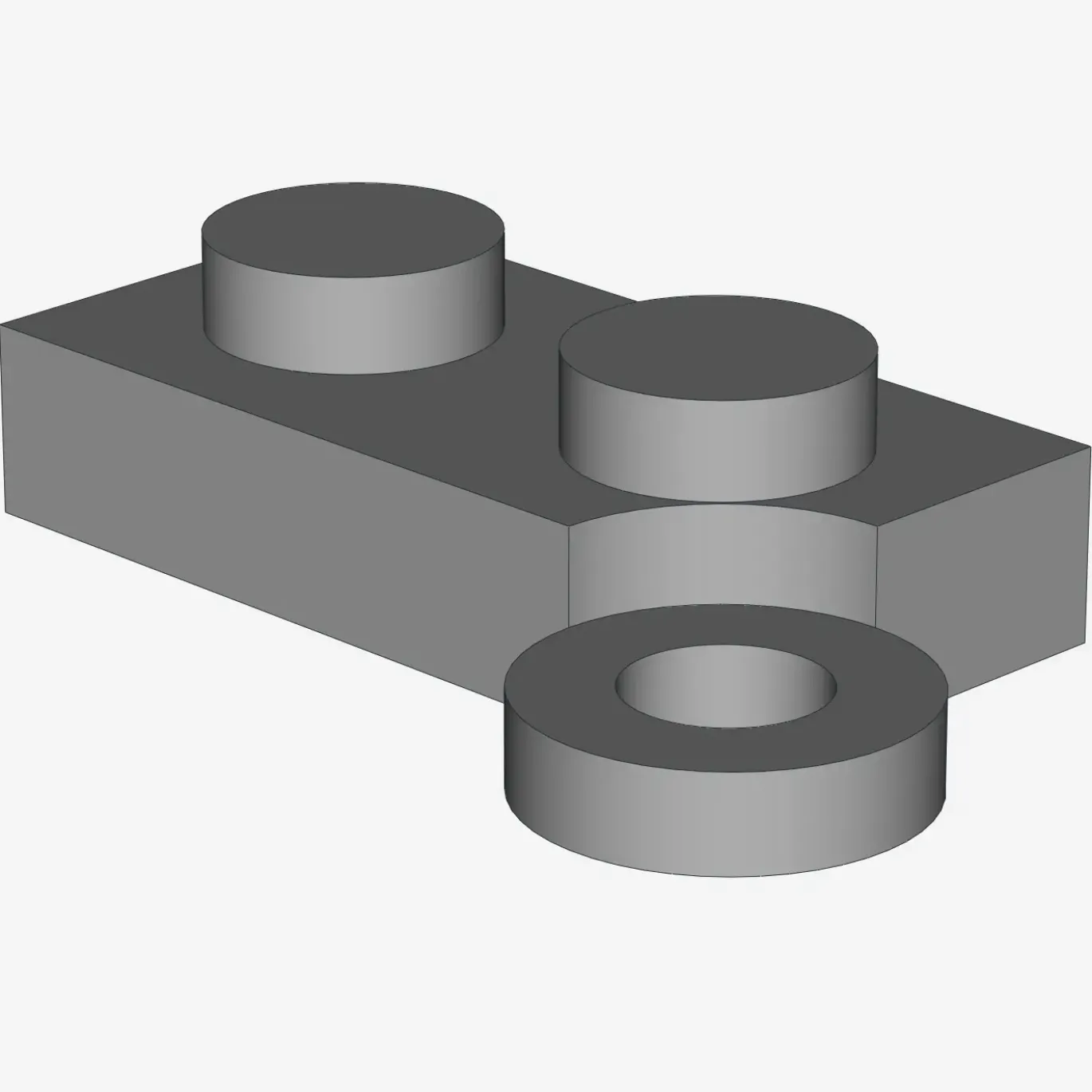 HINGE PLATE 1X2 II X 100