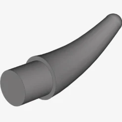 Horn w. shaft ø 3.2 X 200