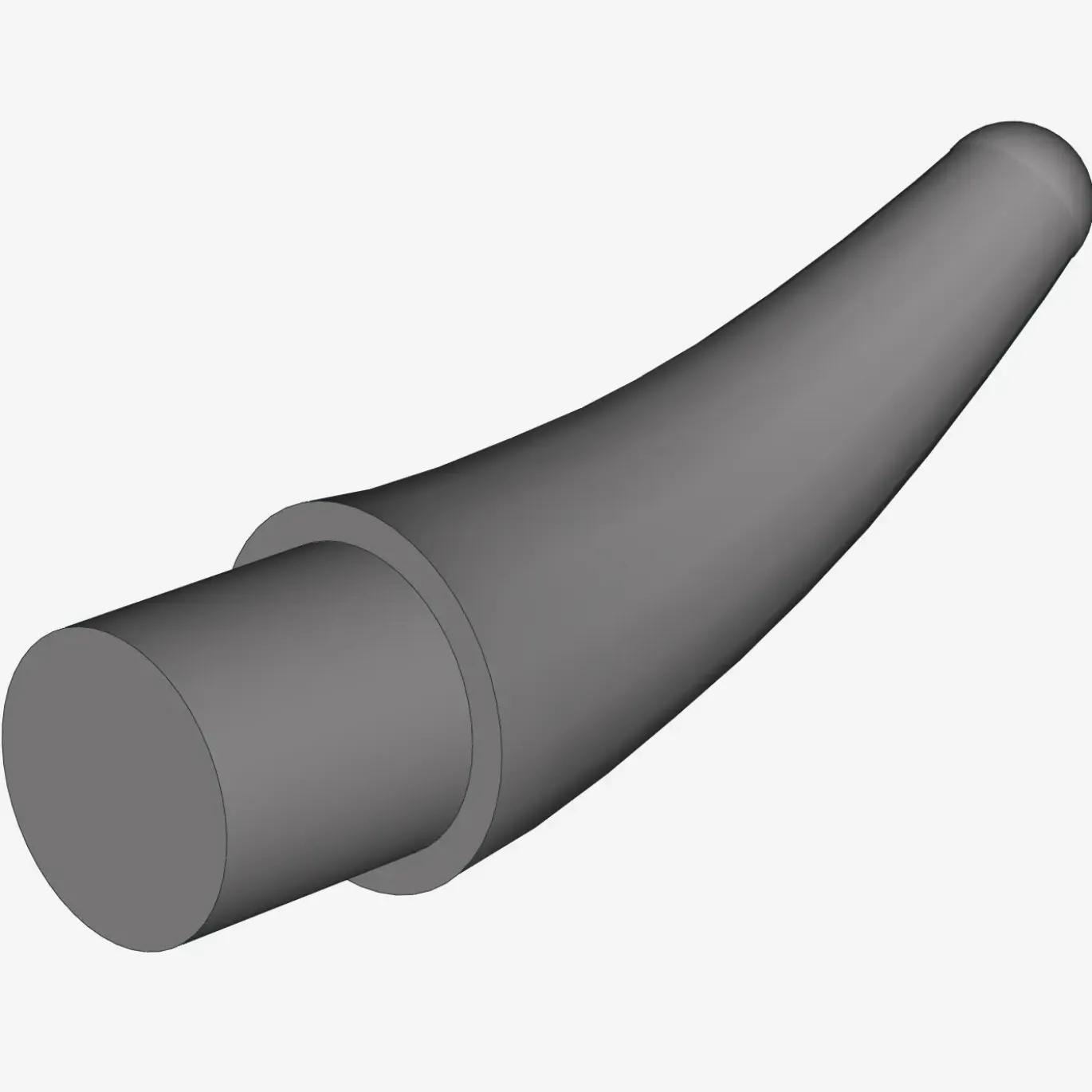 Horn w. shaft ø 3.2 X 200