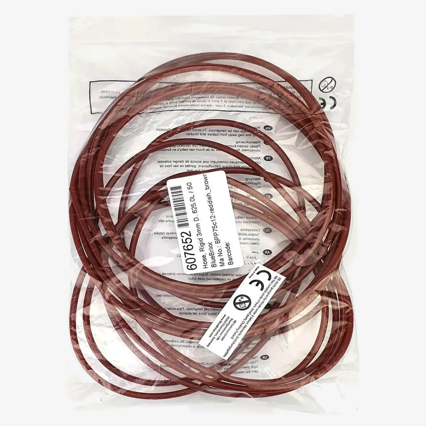 Hose, Rigid 3mm D. 625.0L / 500.0cm