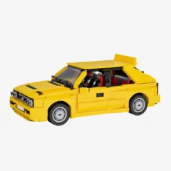 Italienischer Kompakt Sportwagen gelb
