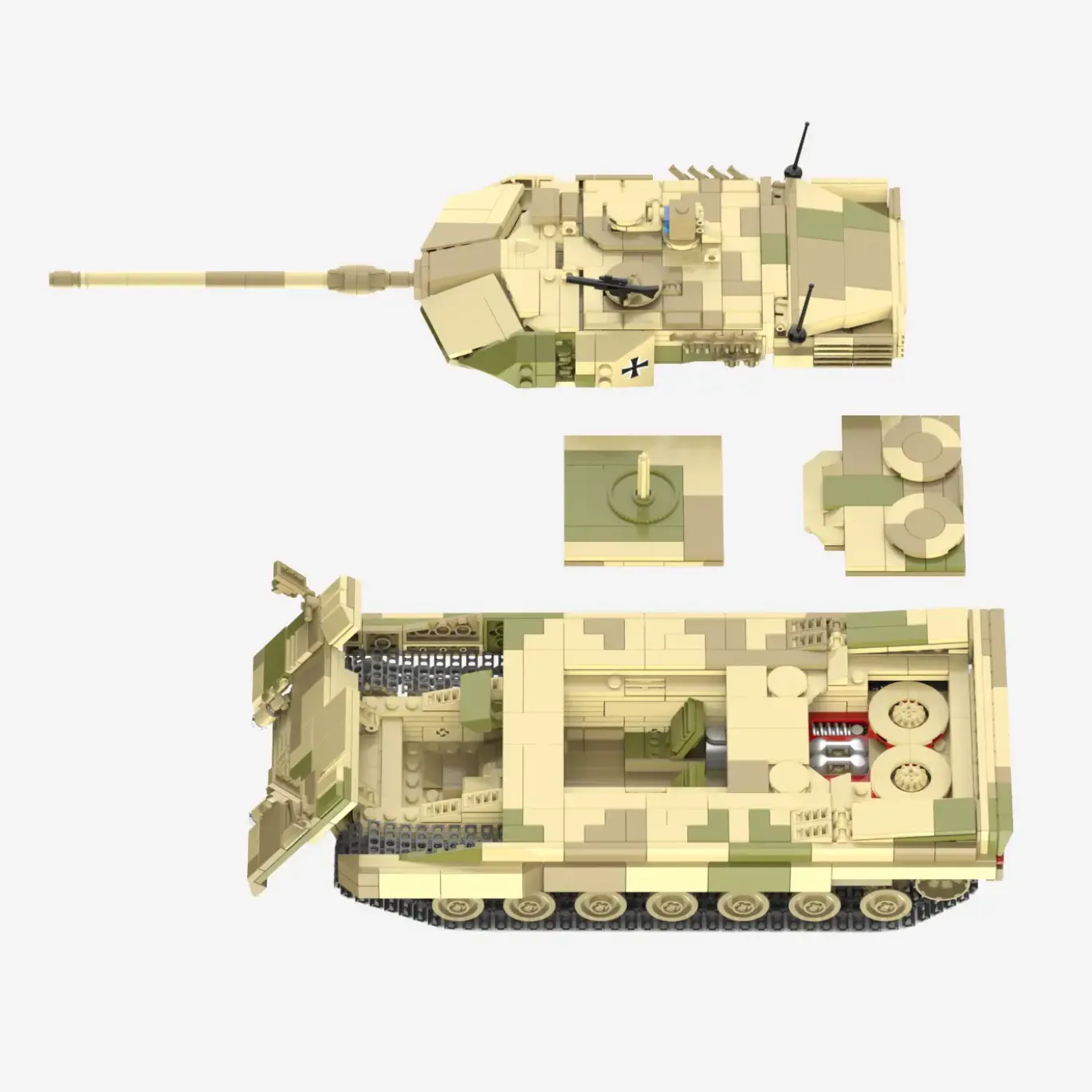 Kampfpanzer Leopard 2 A6 Wüstentarn