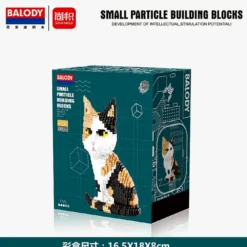 Katze mehrfarbig (diamond blocks)