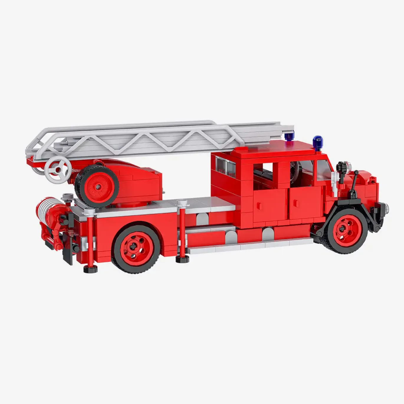Klassischer Feuerwehr Leiterwagen