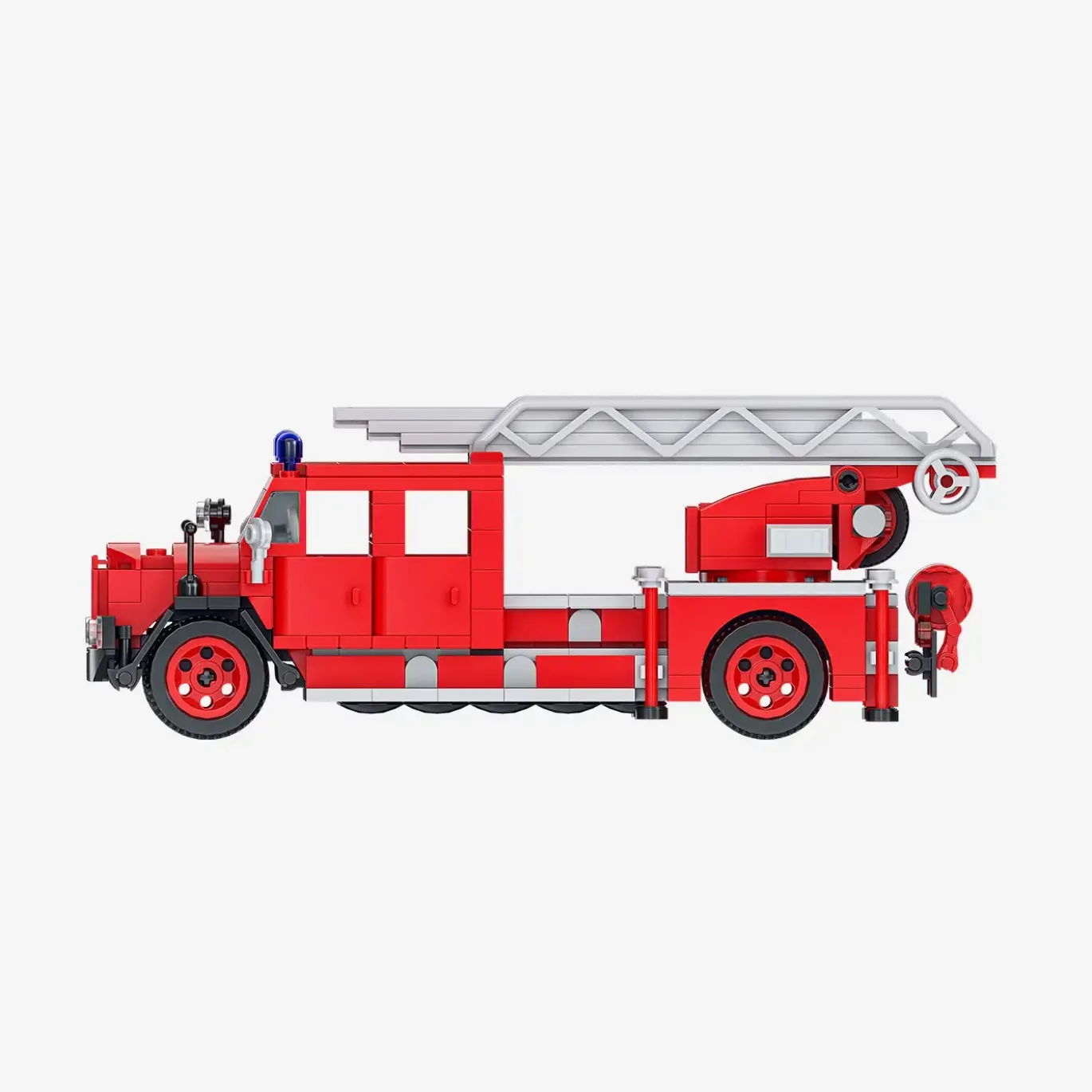 Klassischer Feuerwehr Leiterwagen