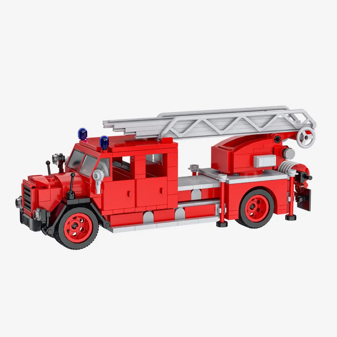 Klassischer Feuerwehr Leiterwagen
