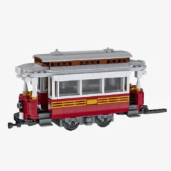 Klassische Straßenbahn mit Anhänger (8w)