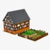 Kleine Scheune mit Gemüsegarten