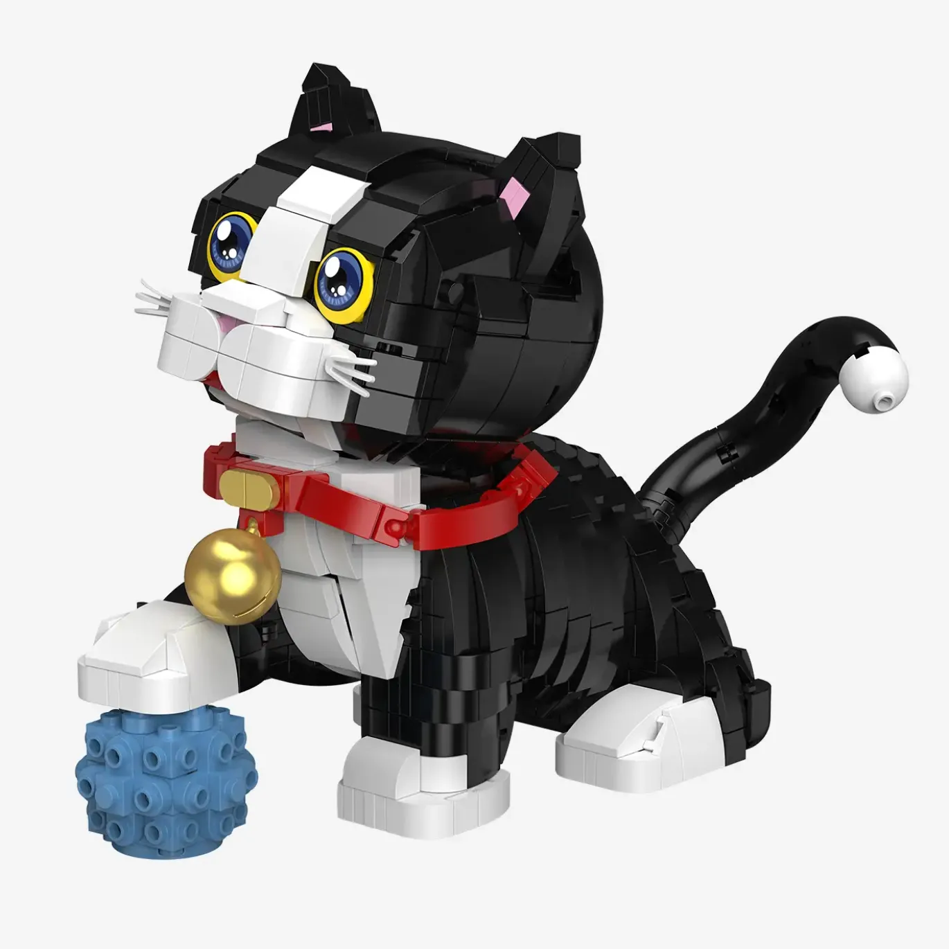 Kleine schwarze Katze