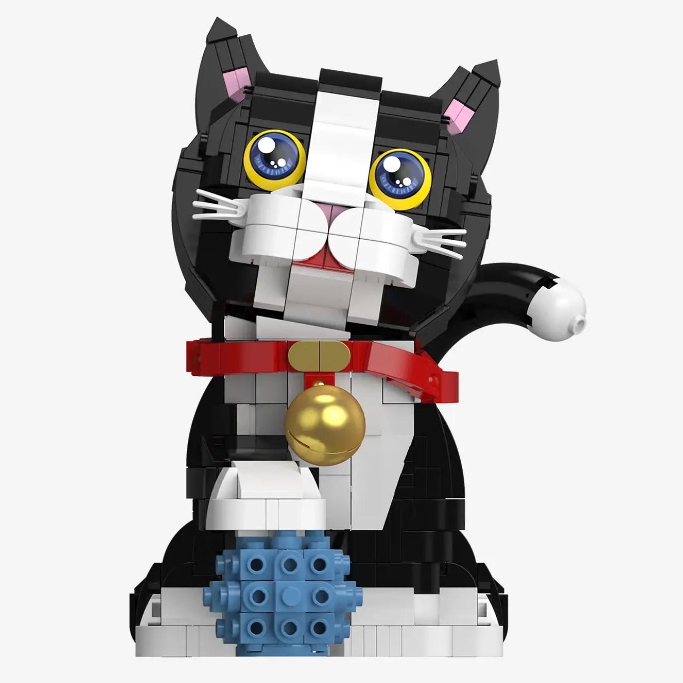 Kleine schwarze Katze