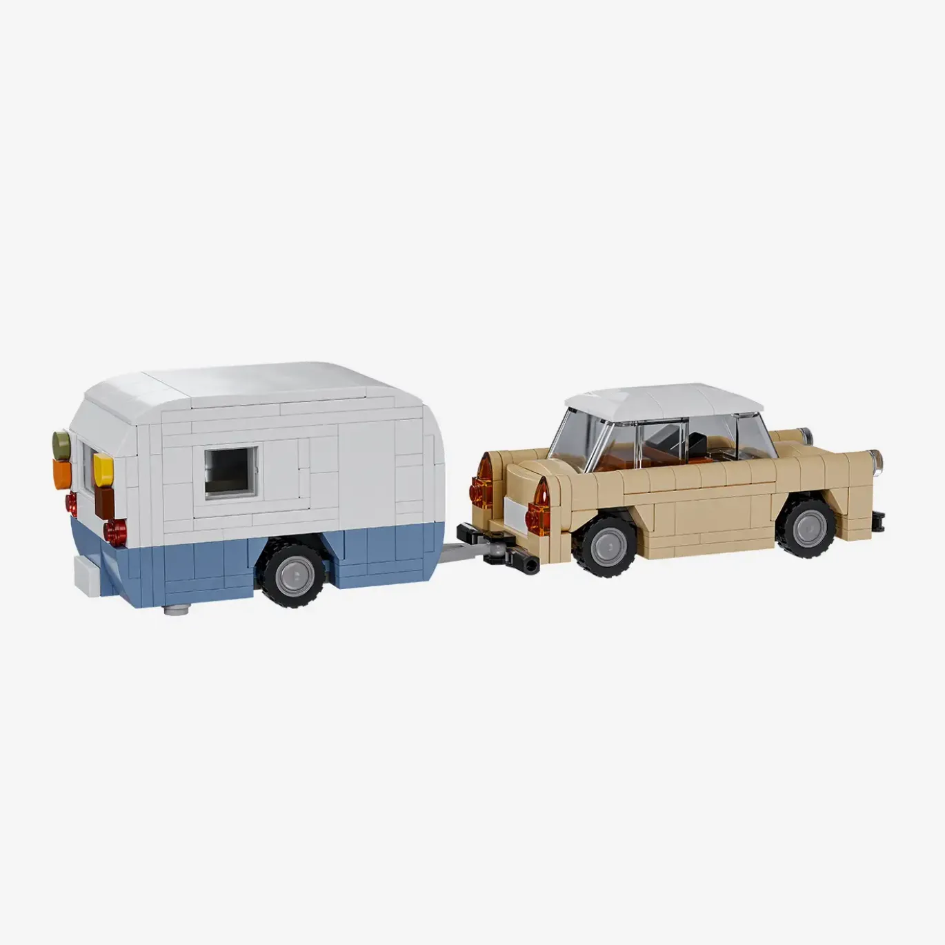 Kleinwagen mit Wohnwagen