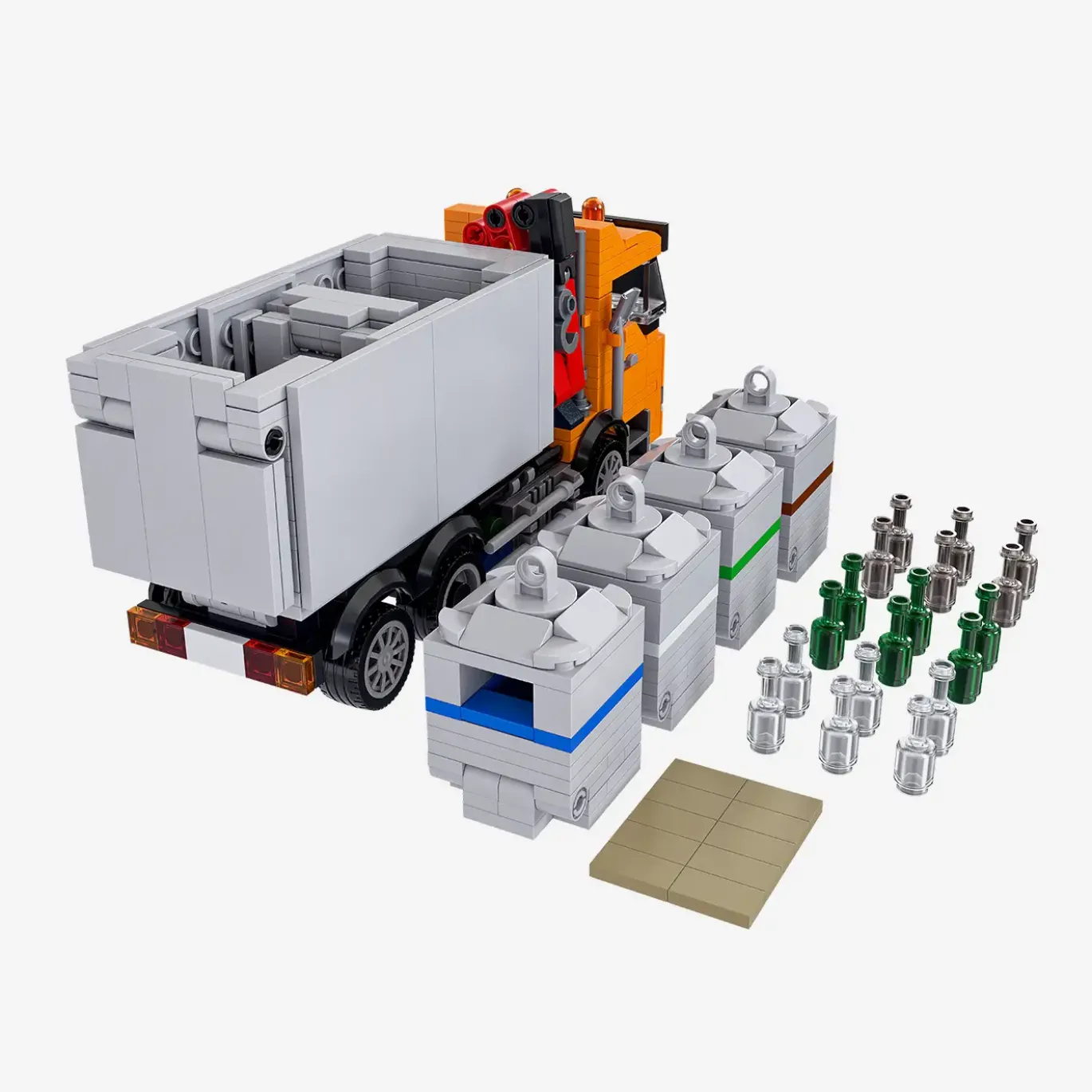Kommunaler Altglas- oder Papier-LKW