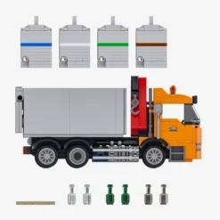 Kommunaler Altglas- oder Papier-LKW