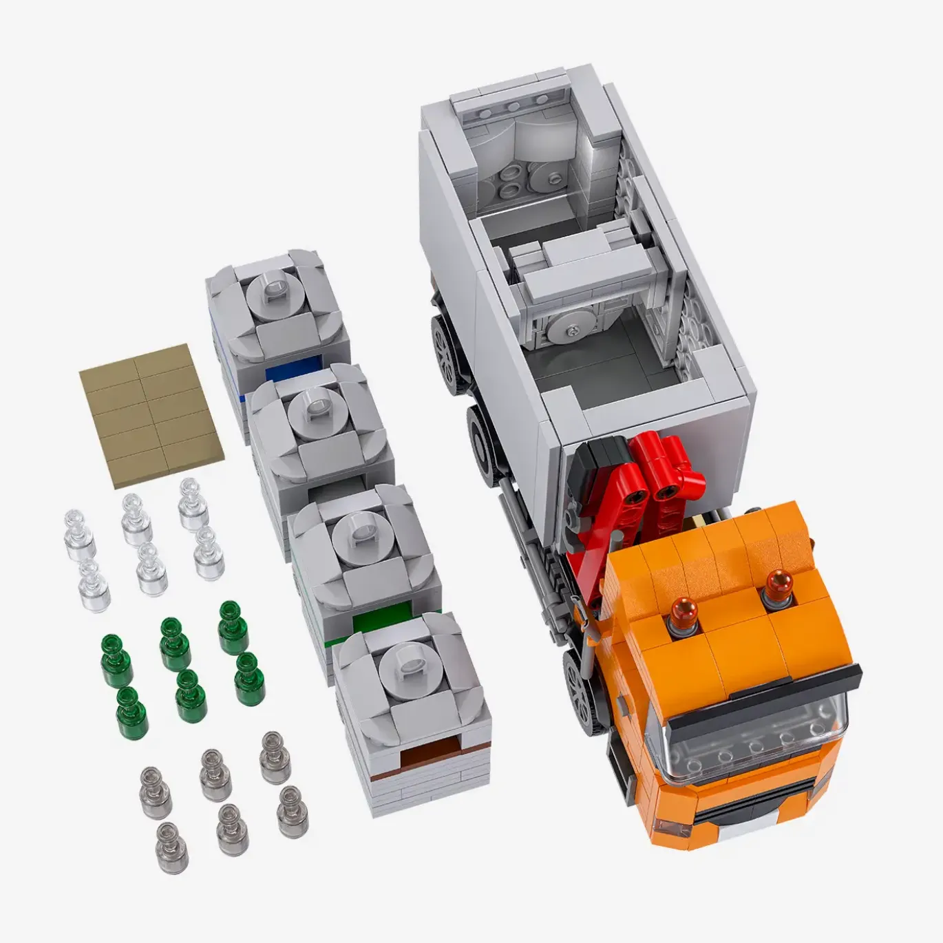 Kommunaler Altglas- oder Papier-LKW
