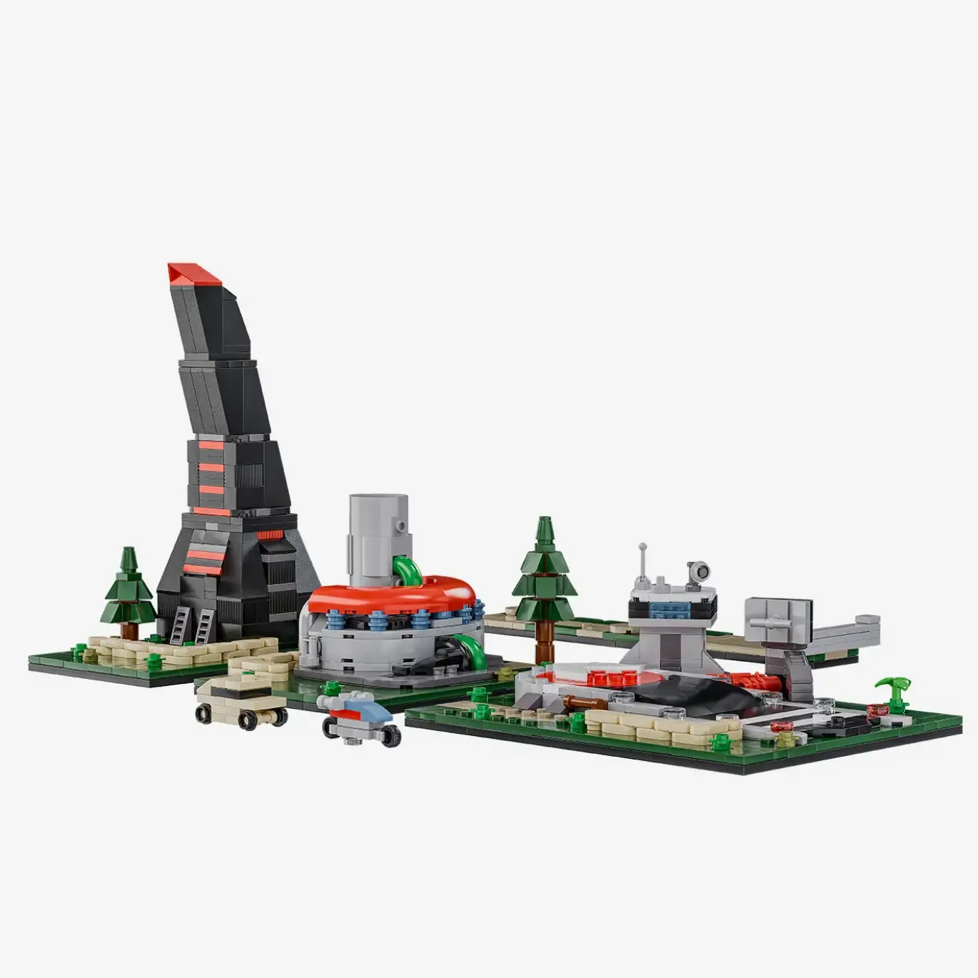 Kristall-Konflikt: Kraftwerk + Flughafen + Obelisk