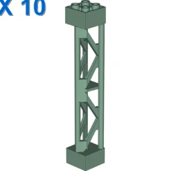 LATTICE TOWER 2X2X10 W/CROSS X 10