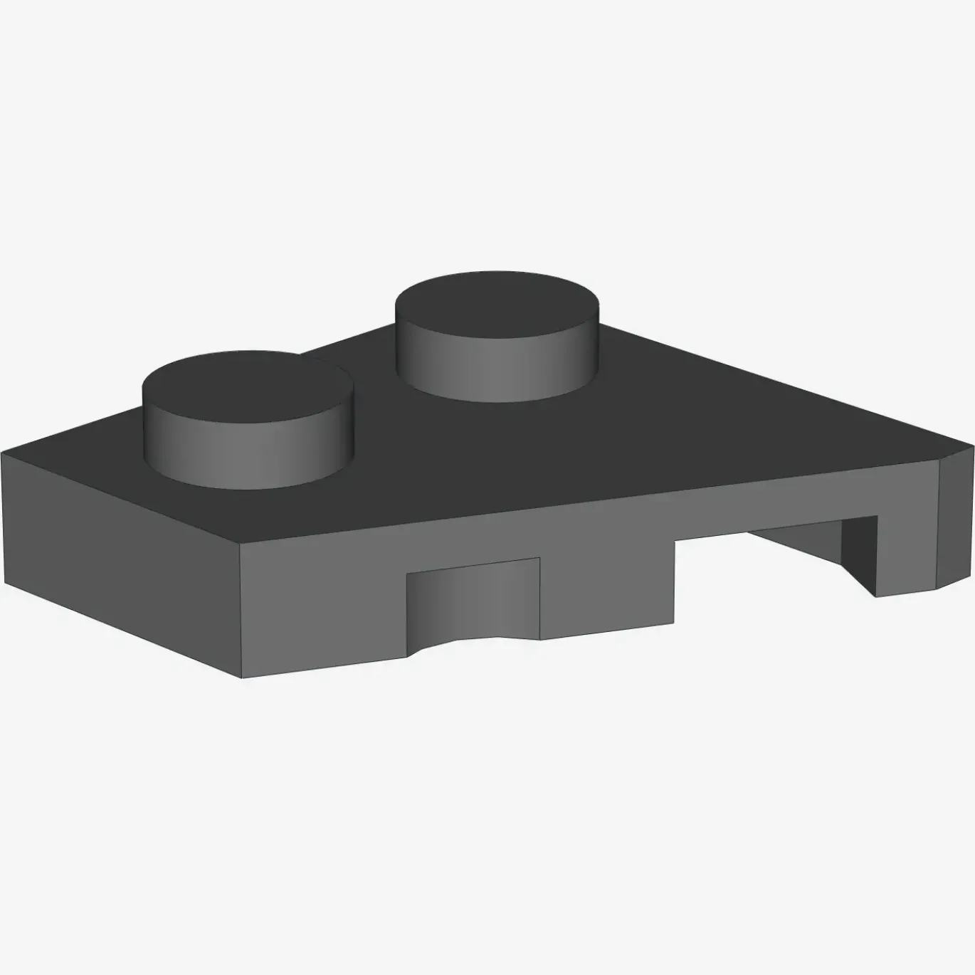 LEFT PLATE 2x2 27 DEG X 600