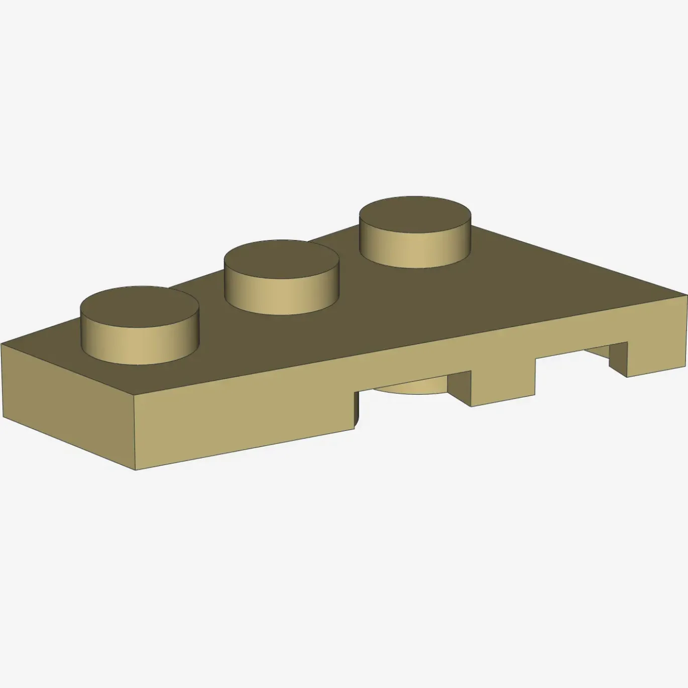 LEFT PLATE 2X3 W/ANGLE X 600