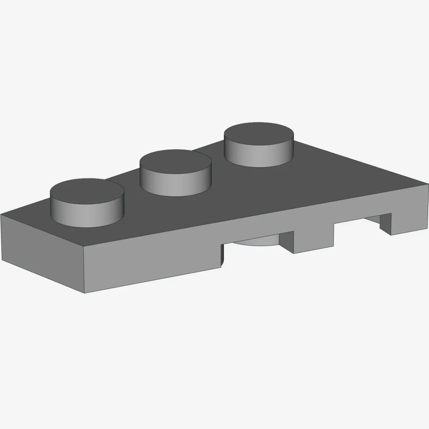 LEFT PLATE 2X3 W/ANGLE X 600