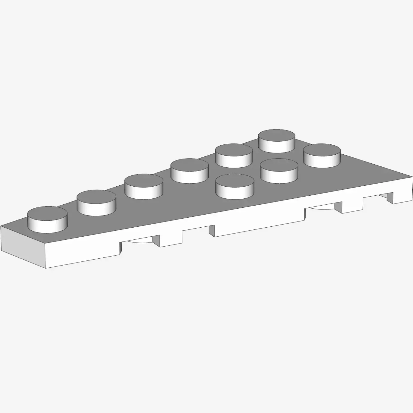 LEFT PLATE 3X6 W ANGLE X 150