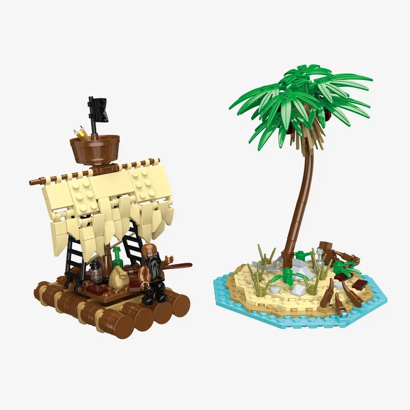 Legenden der Schatzküste: Insel mit Floß