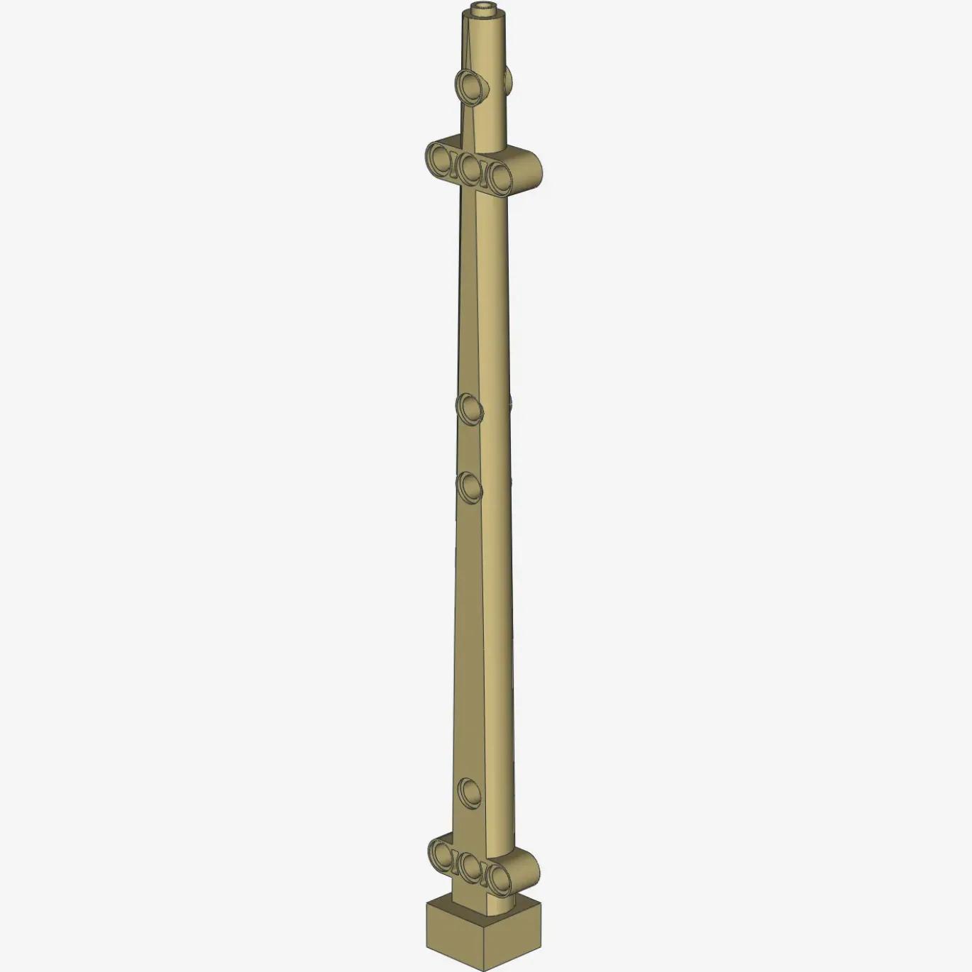 MAST 2X2X20 W/Ø4.85 X 10