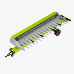 Mähdrescher mit Trailer und extra Schneidwerk