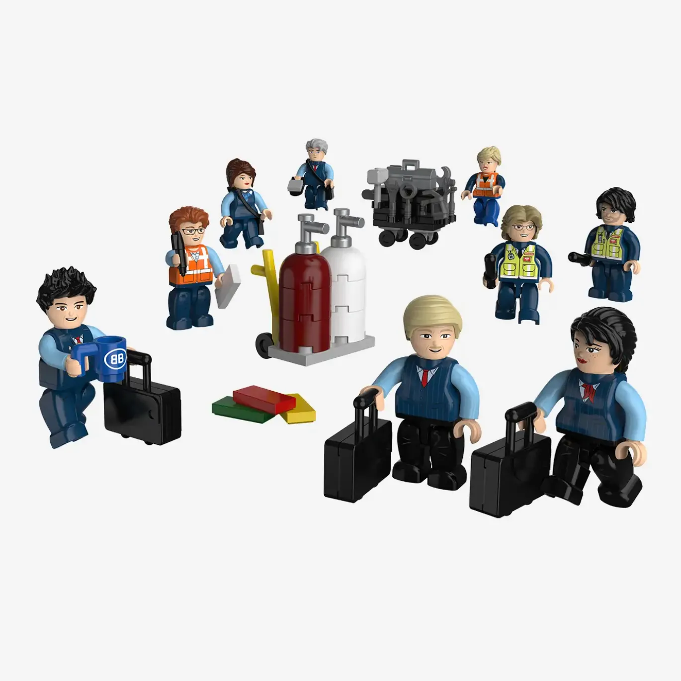 Minifigur - Bahn Personal heute