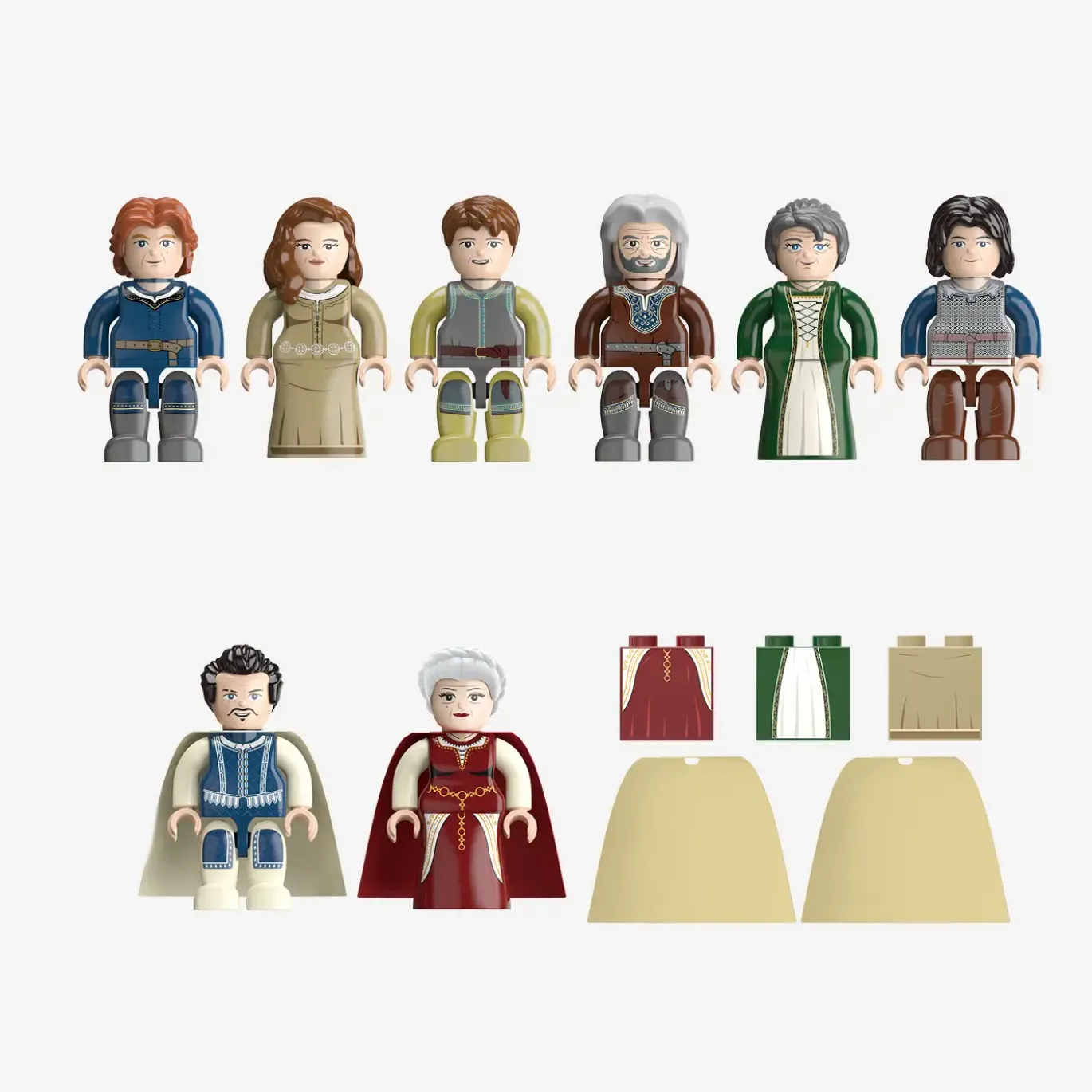 Minifigurenpaket Blaustein: Die Herrschaften