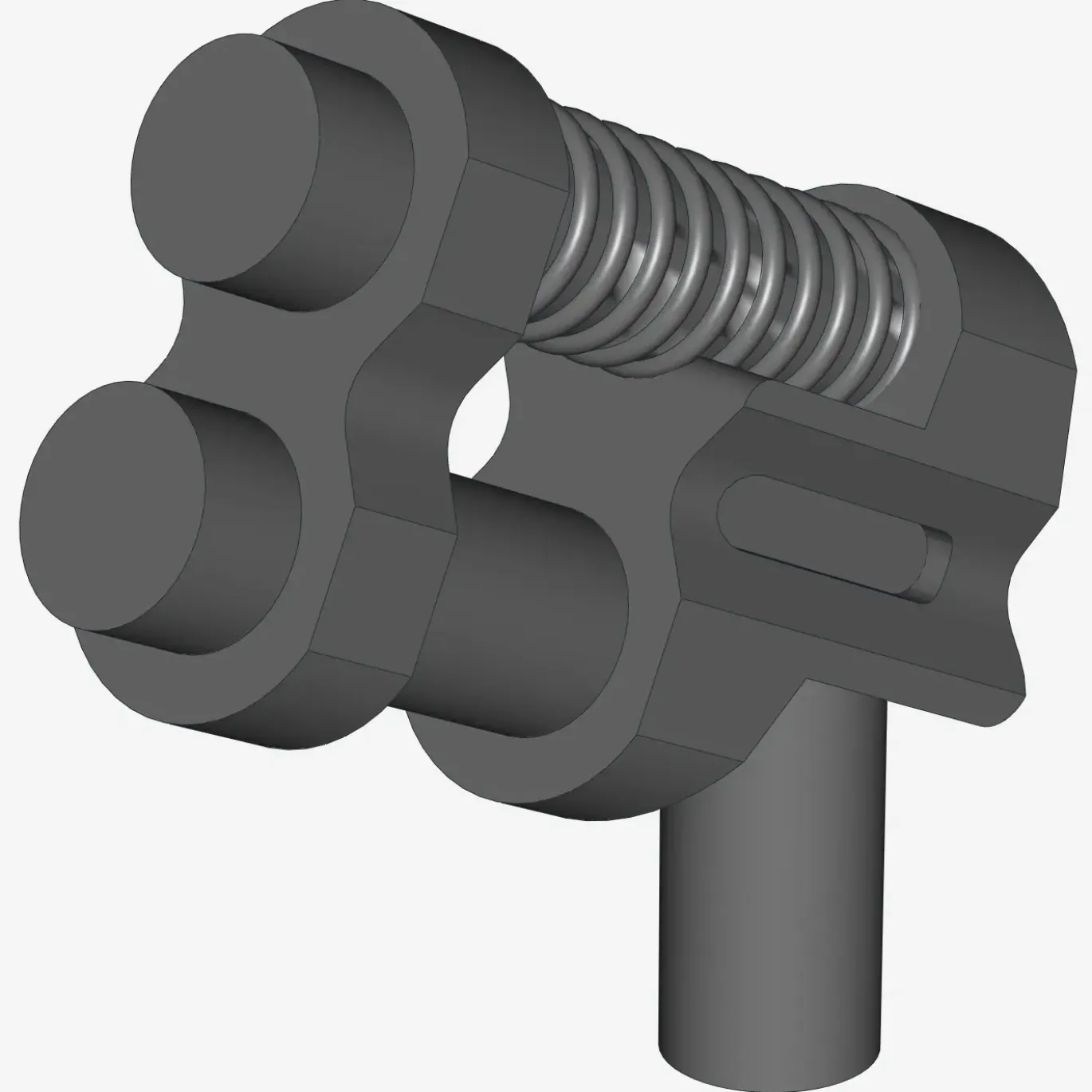 MINI SPACEGUN W.RIB Ø3.2 SHAFT X 100