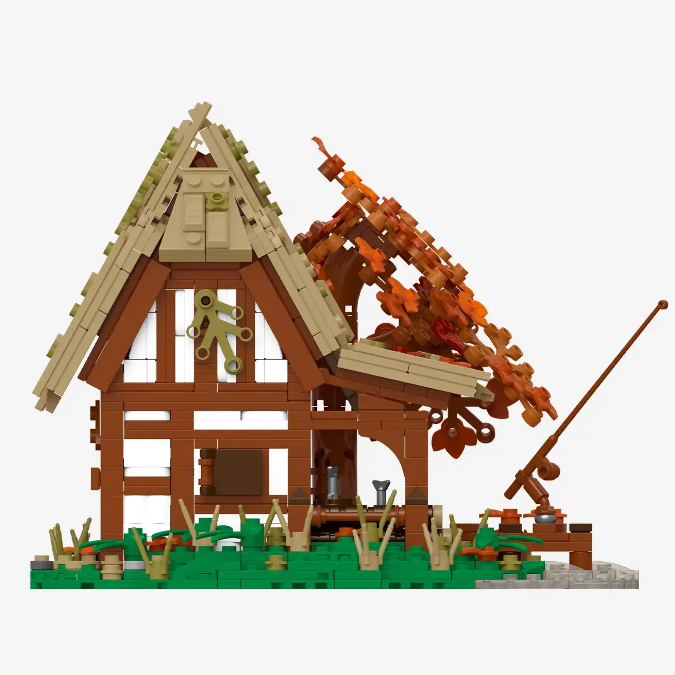 Mittelalterliche Fischerhütte